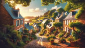 découvrez le charmant village de sainte-marine lors d'une agréable promenade. profitez du charme authentique de ce village côtier breton et de ses paysages pittoresques.